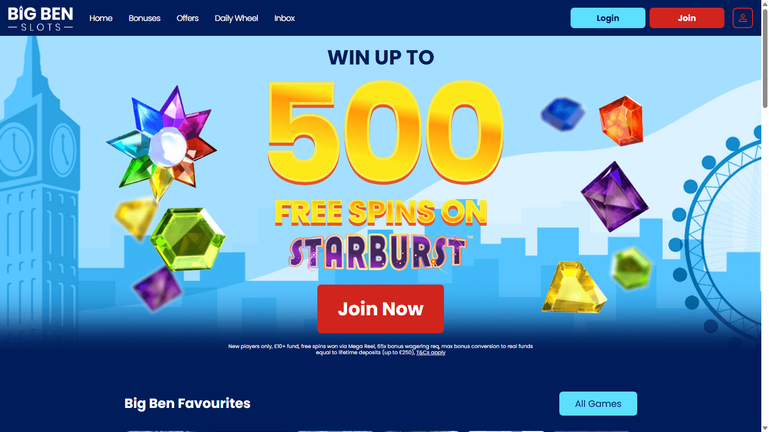 Big Ben Slots Casino Desktop screenshot